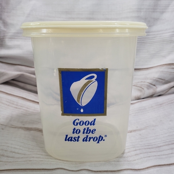 Rubbermaid Folgers Coffee Storage Container Good To The Last Drop Plastic 6 Cups - Picture 9 of 9